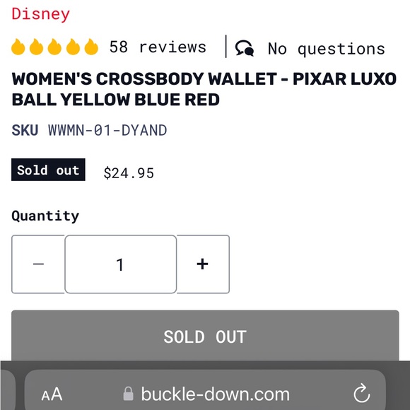 ‘Crossbody Wallet’ Pixar Luxo Ball - Picture 6 of 12